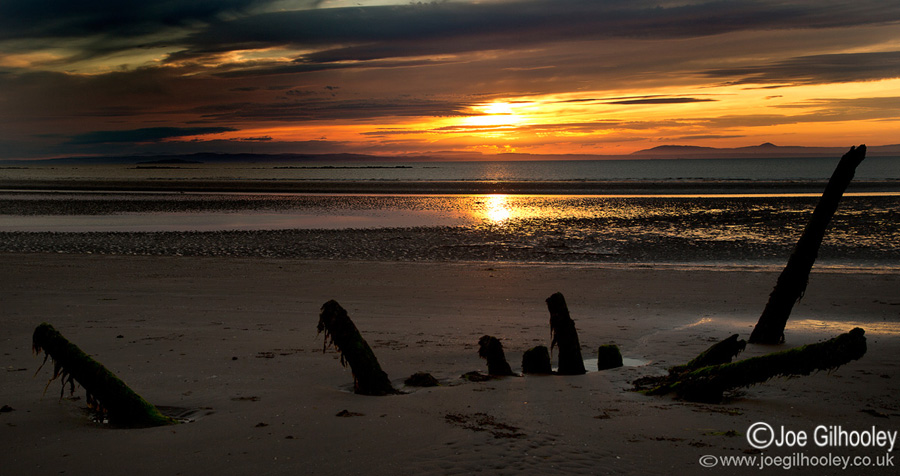 Longniddry Bents Beach Sunset 