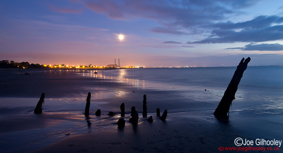 Longniddry Beach at Twilight