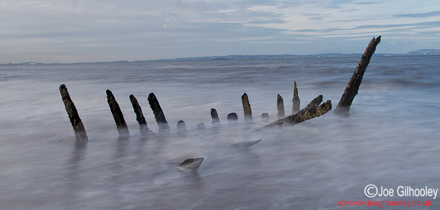 Boat Wreck Longniddry Bay - 6th December 2013
