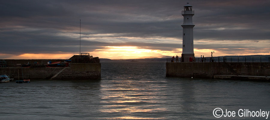 Sunset at Newhaven Harbour