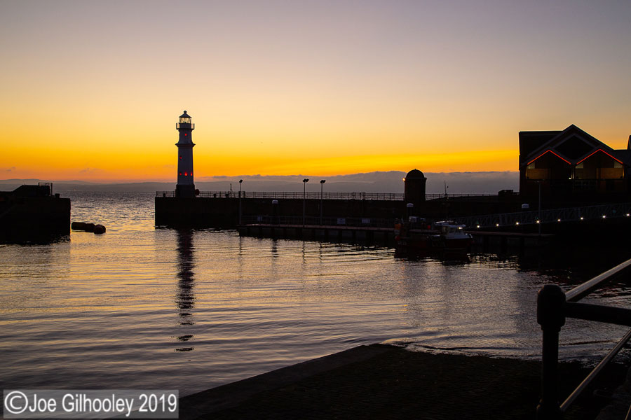 Newhaven Harbour Sunset