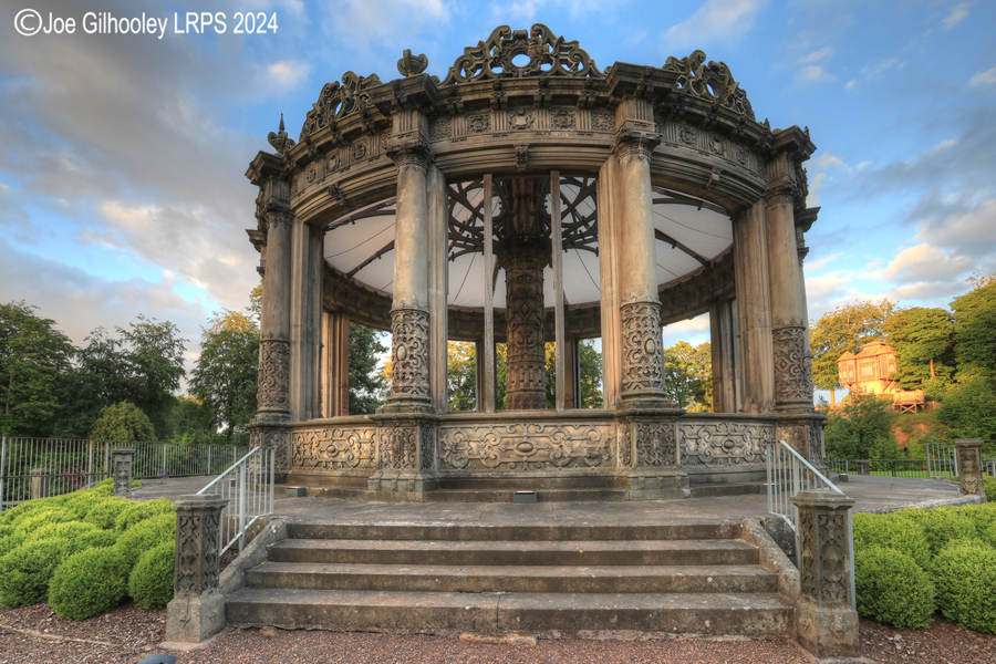 Orangery Dalkeith Country Park before sunset