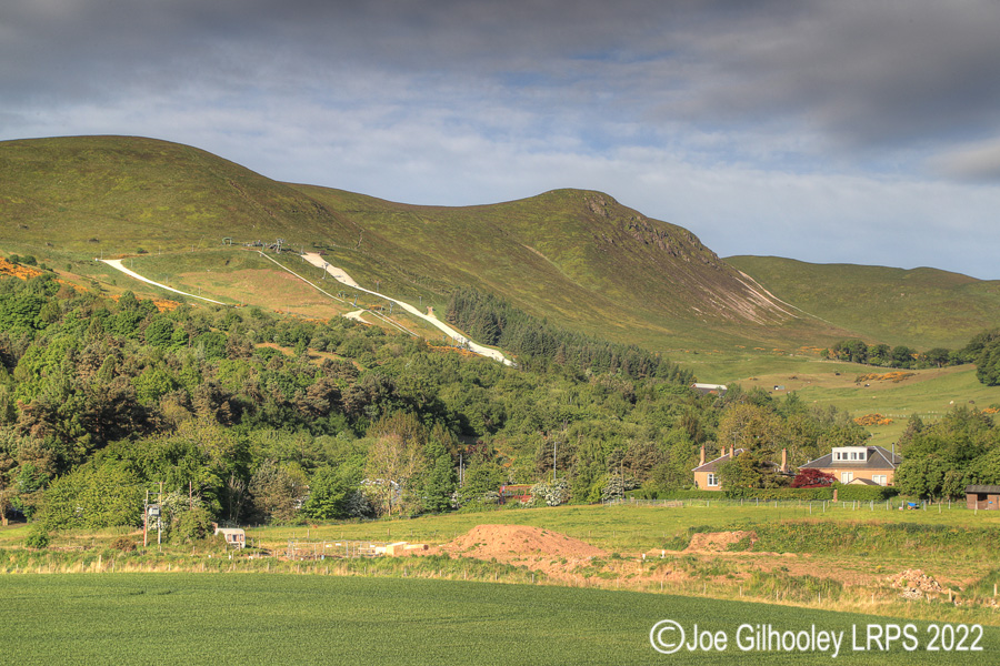 Pentland Hills and Hillend Ski Slope Caerketton Hill