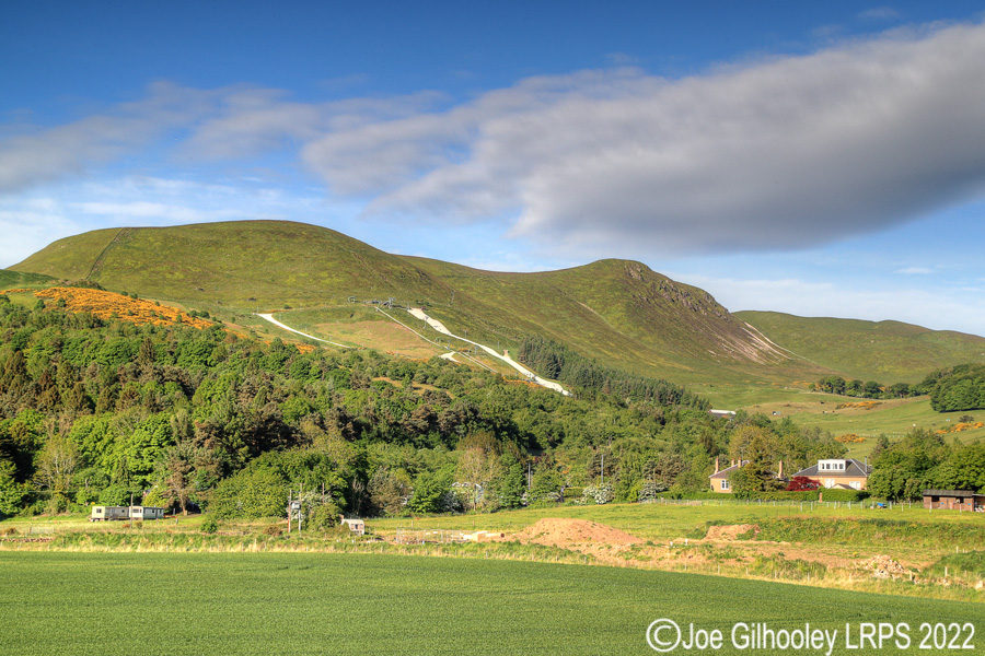 Pentland Hills and Hillend Ski Slope Caerketton Hill