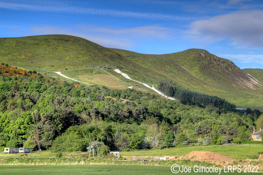 Pentland Hills and Hillend Ski Slope Caerketton Hill