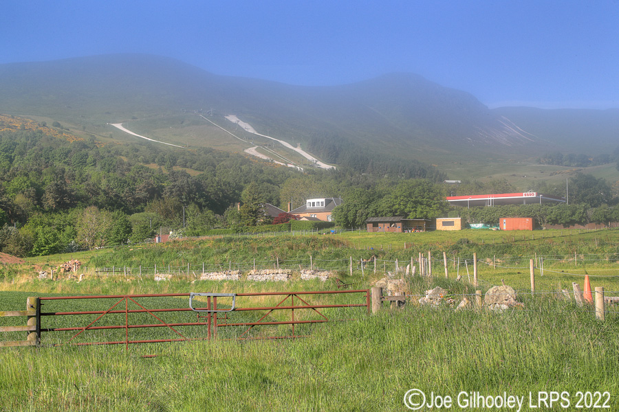 Pentland Hills and Hillend Ski Slope Caerketton Hill