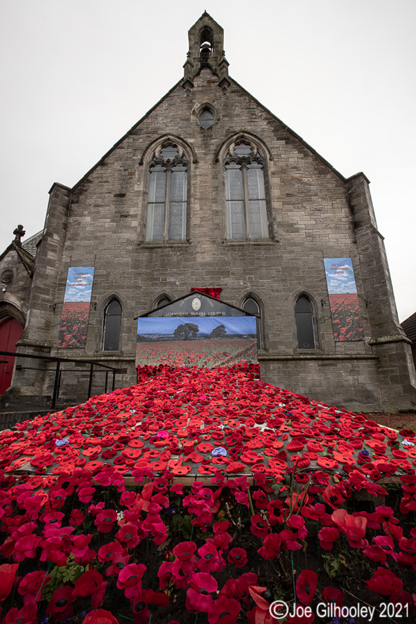 Poppies of Remembrance Loanhead Parish Church
