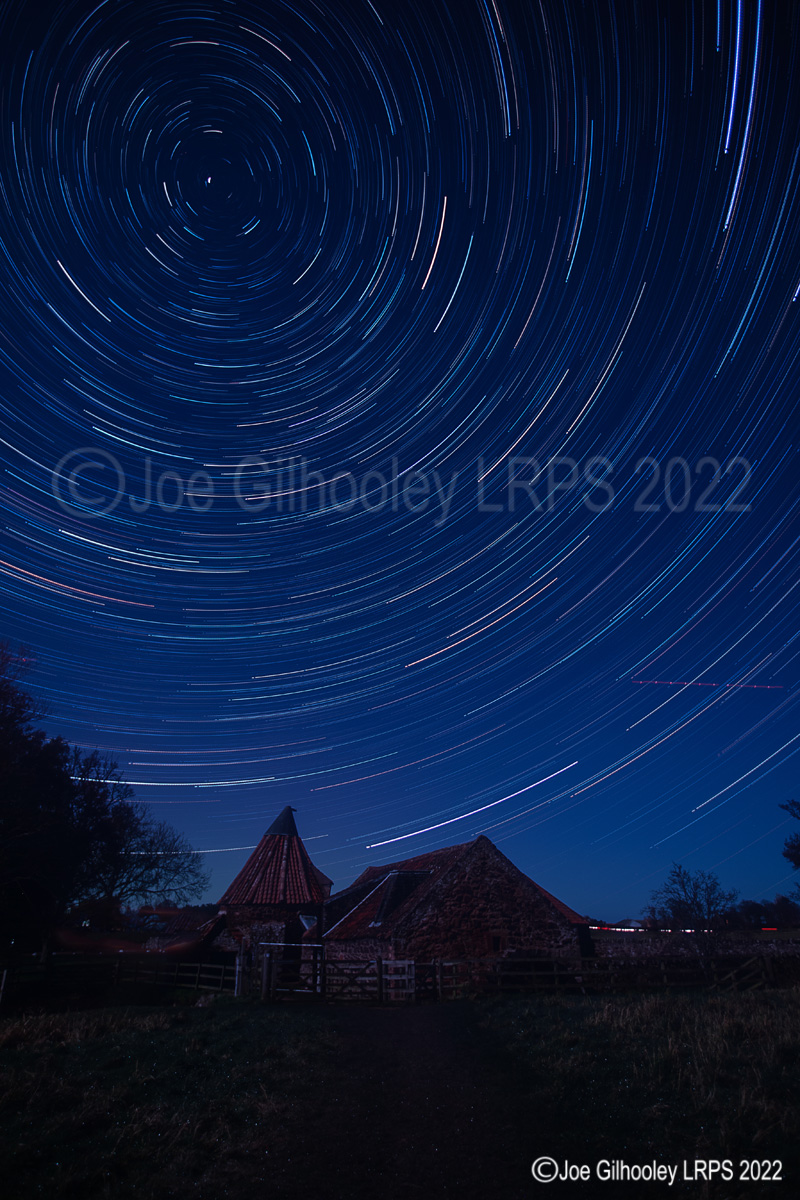 Star Trails Preston Mill Kase Neutral Night Filter to the lens