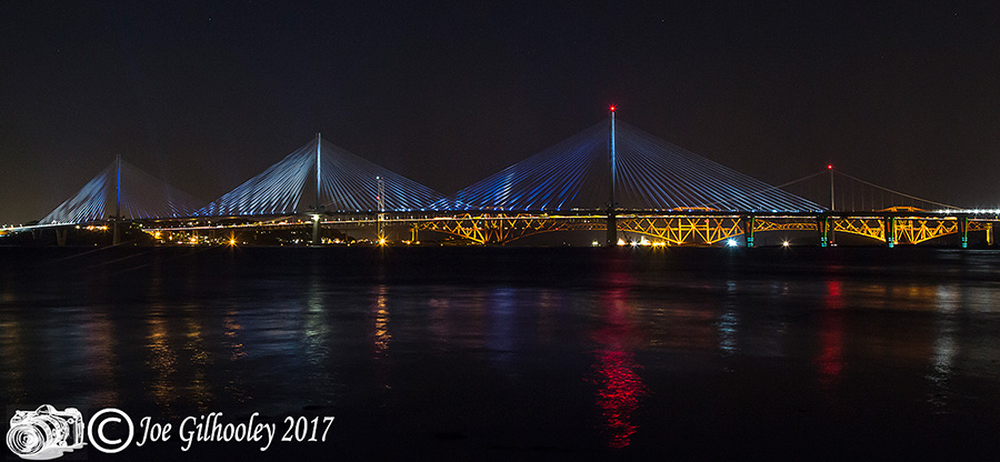 Opening of Queensferry Crossing - A Lightshow