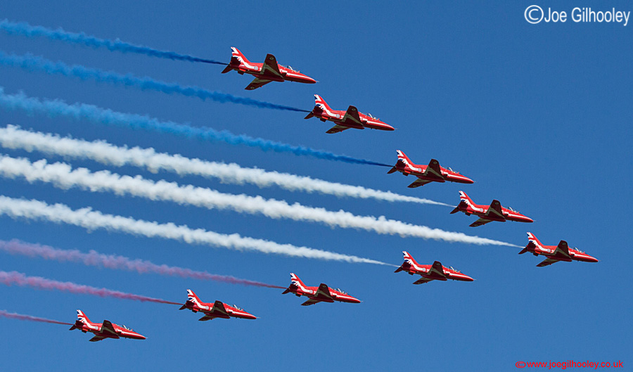 Red Arrows at East Fortune Airshow