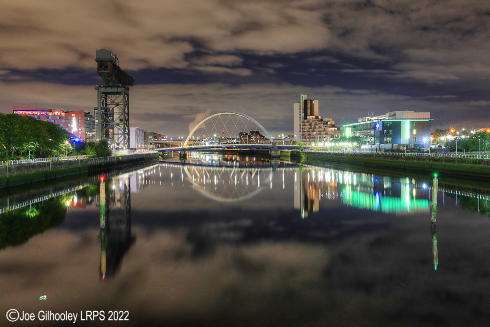 River Clyde -  The Finnieston Crane - The Squinty Bridge