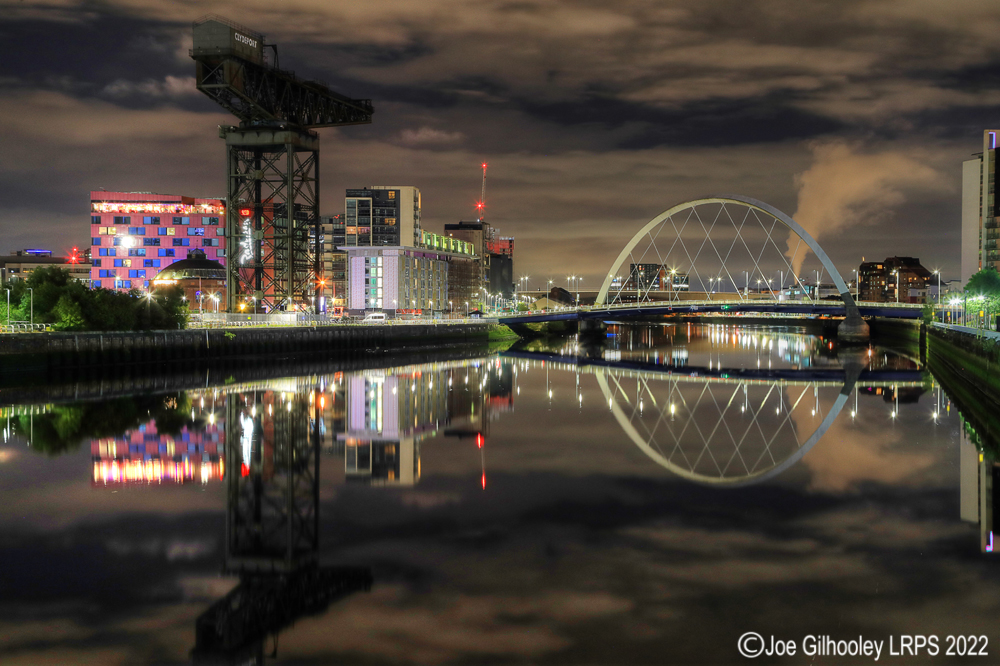 River Clyde -  The Finnieston Crane - The Squinty Bridge