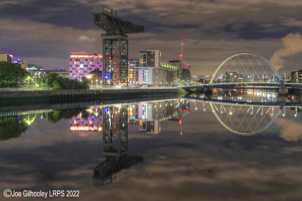 River Clyde -  The Finnieston Crane - The Squinty Bridge
