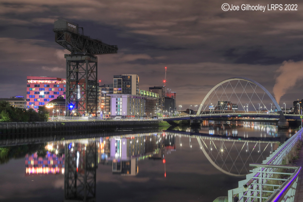 River Clyde -  The Finnieston Crane - The Squinty Bridge
