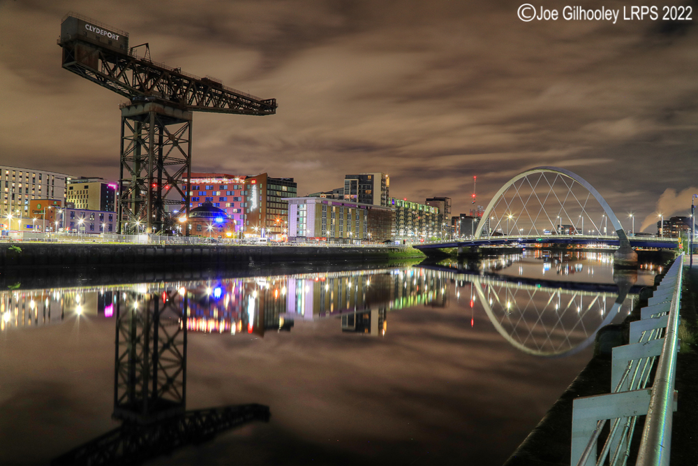 River Clyde -  The Finnieston Crane - The Squinty Bridge