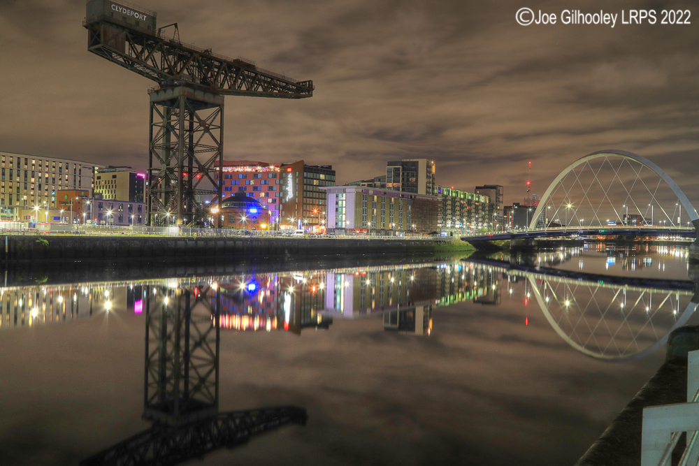 River Clyde -  The Finnieston Crane - The Squinty Bridge