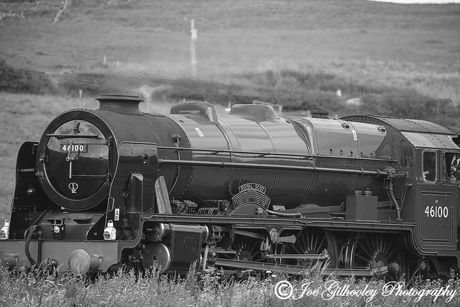 Royal Scot 46100 Steam Train on Borders Railway