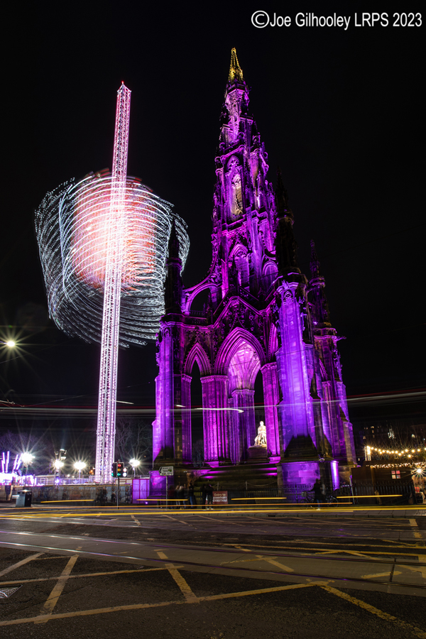 Scott Monument and Star Flyer 