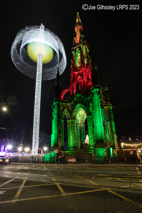 Scott Monument and Star Flyer 