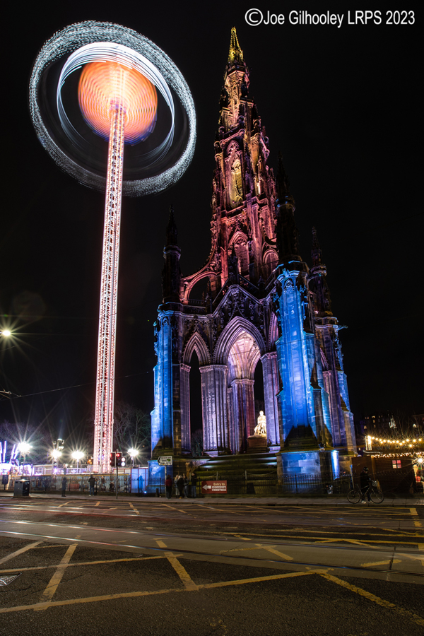 Scott Monument and Star Flyer 