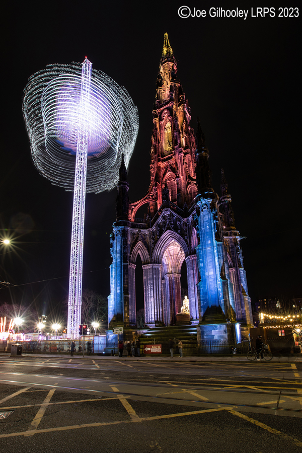 Scott Monument and Star Flyer 