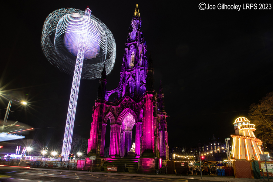 Scott Monument and Star Flyer 
