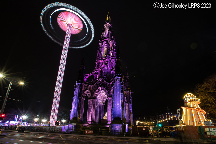 Scott Monument and Star Flyer 