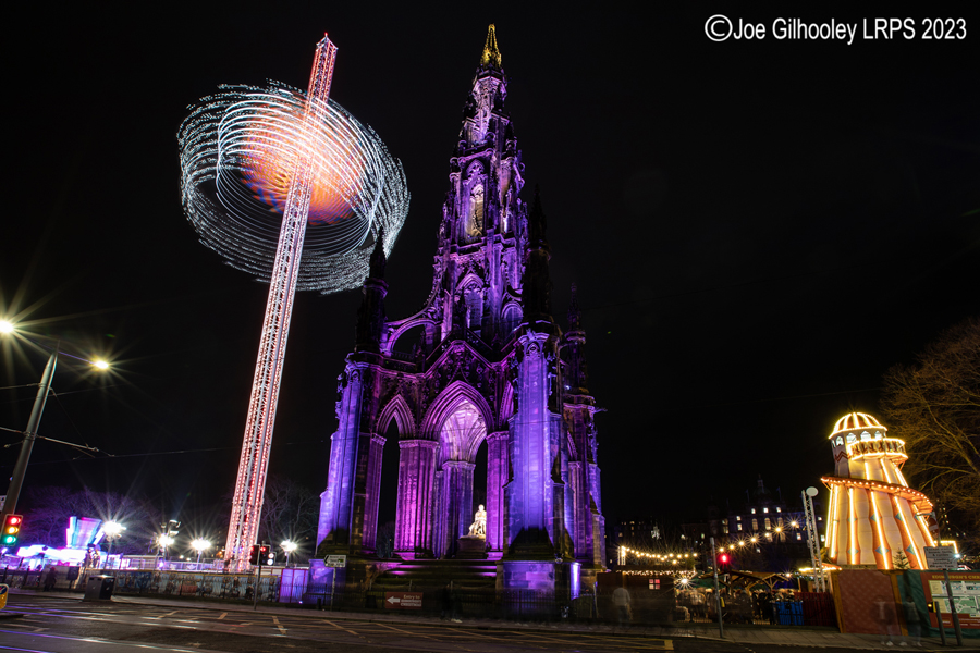 Scott Monument and Star Flyer 