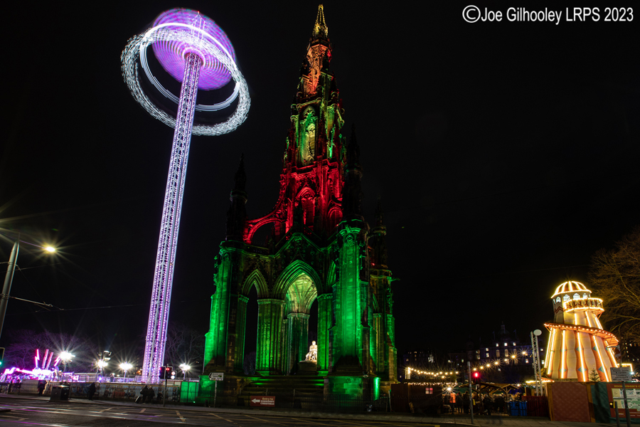 Scott Monument and Star Flyer 