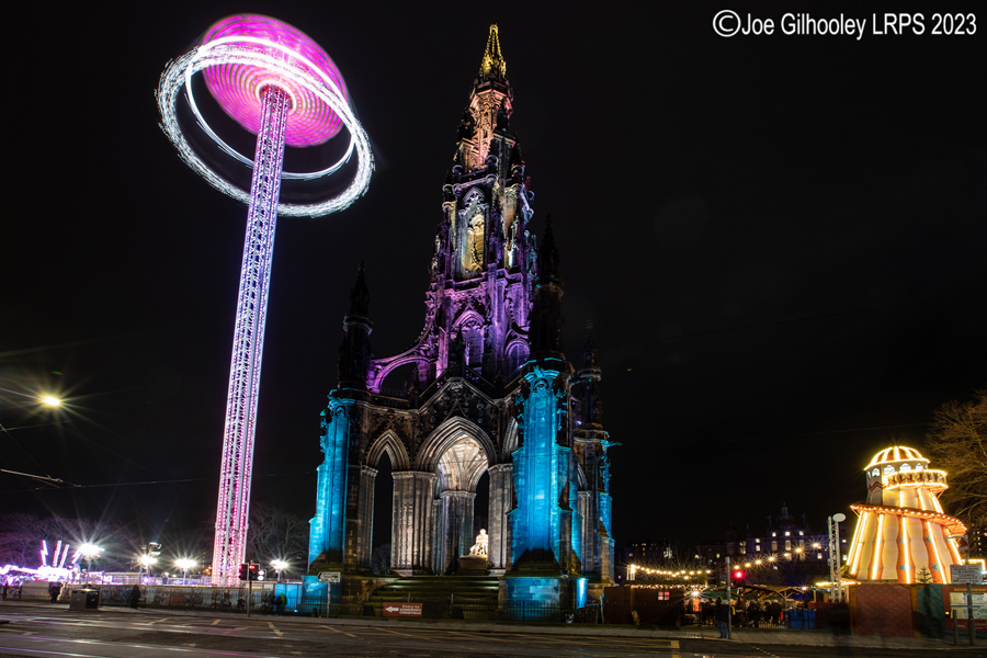 Scott Monument and Star Flyer 