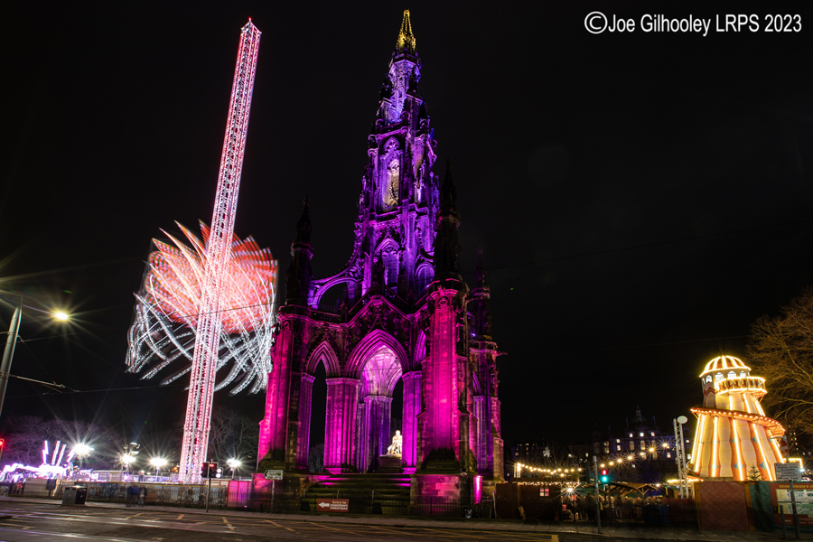 Scott Monument and Star Flyer 