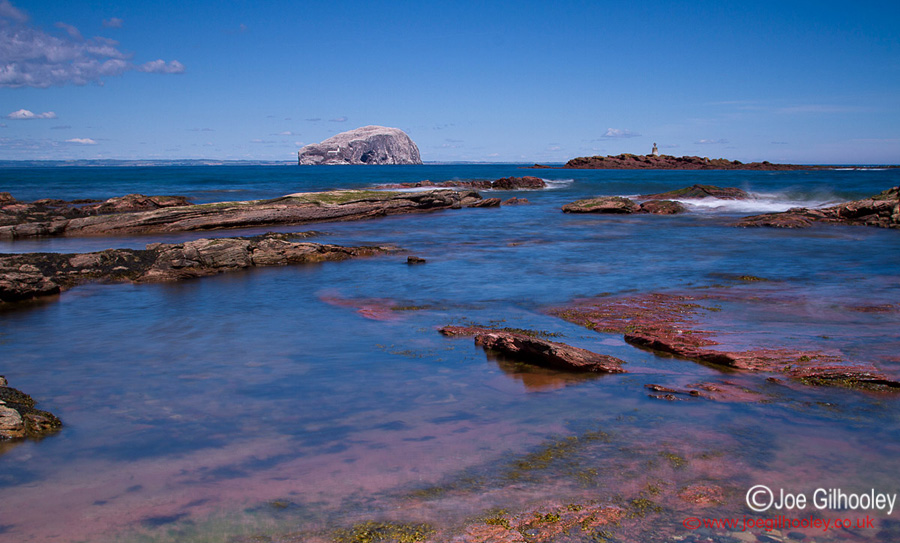 The Bass Rock from Seacliff Beach