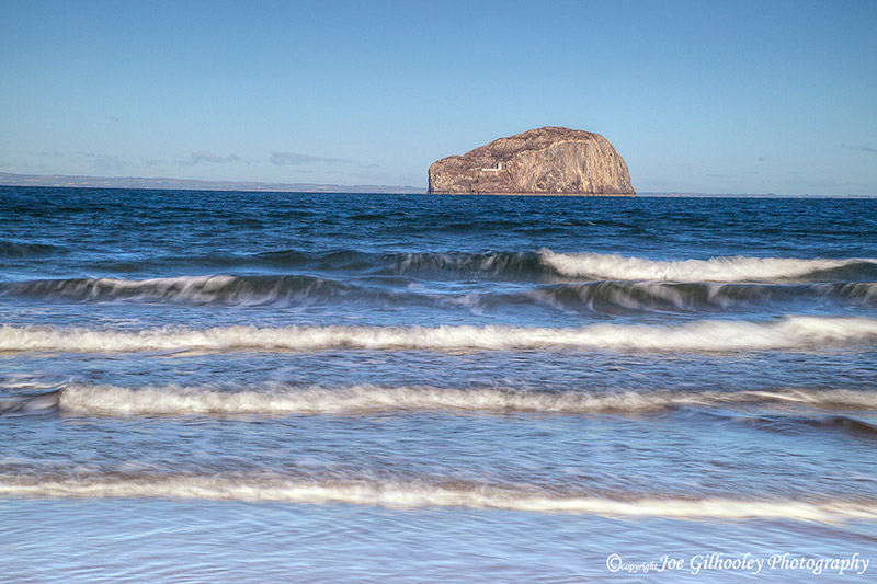 The Bass Rock from  Seacliff Beach 