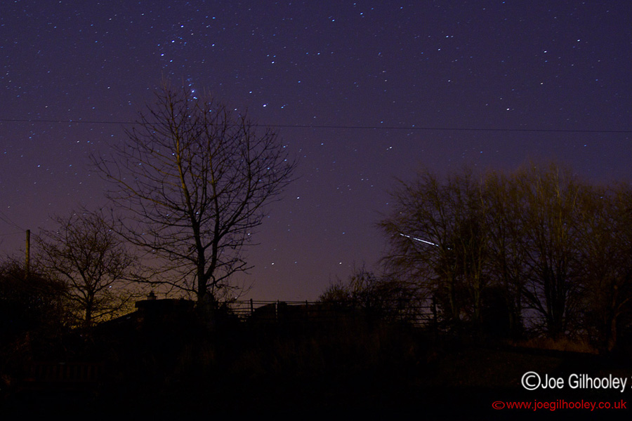 Photographing stars in night sky - Thursday 23rd January 2014