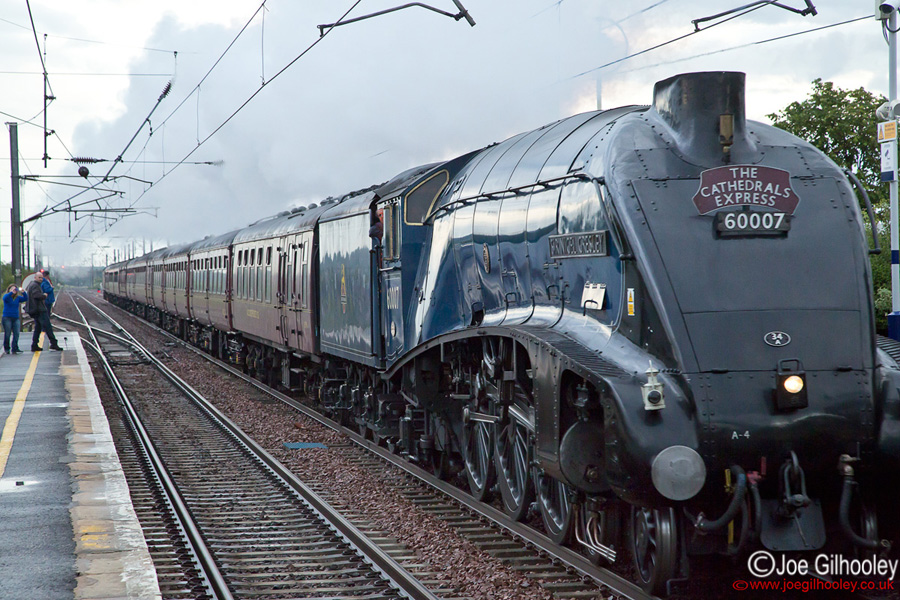 Sir Nigel Gresley 60007 Steam Train at Drem