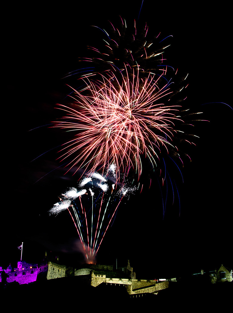 Edinburgh Tattoo Fireworks - 13th August 2013