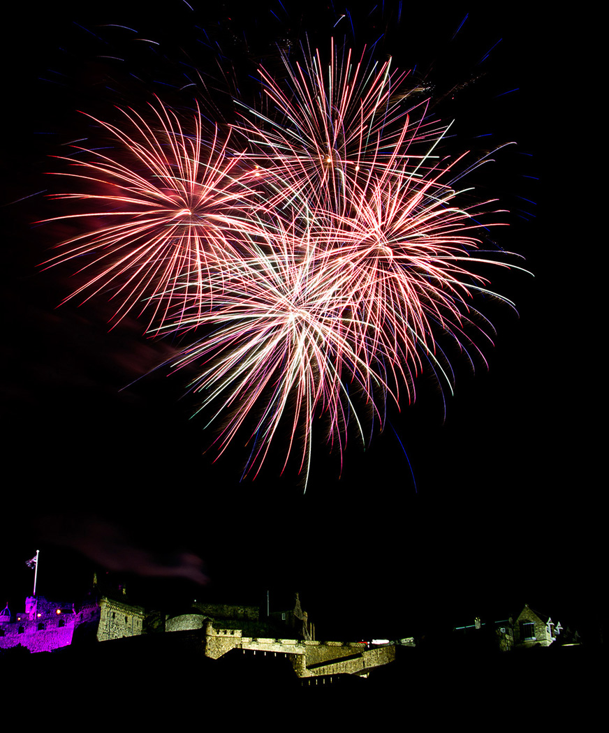 Edinburgh Tattoo Fireworks - 13th August 2013