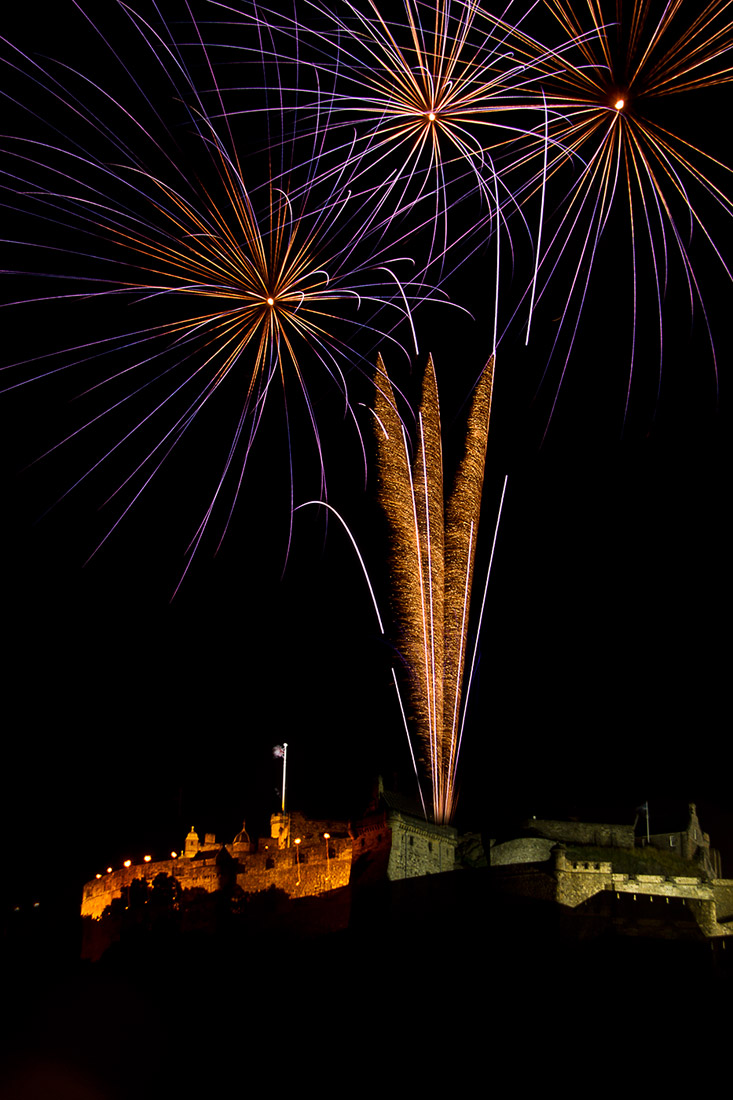 Edinburgh Tattoo Fireworks - 16th August 2013