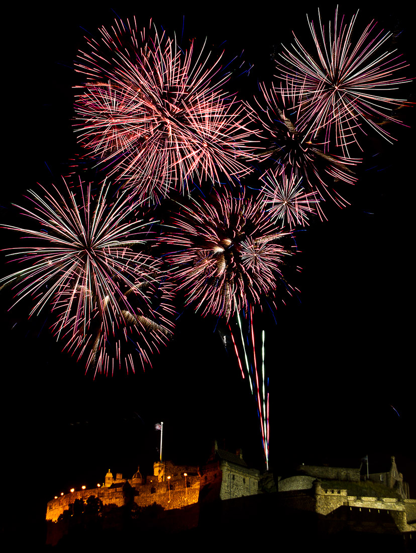 Edinburgh Tattoo Fireworks - 16th August 2013