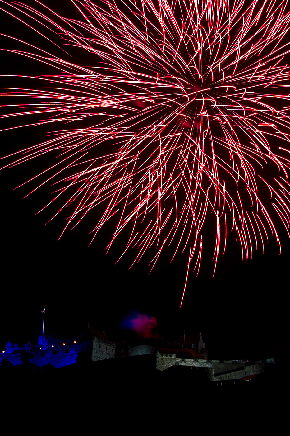 Edinburgh Tattoo Fireworks - 10th August 2013