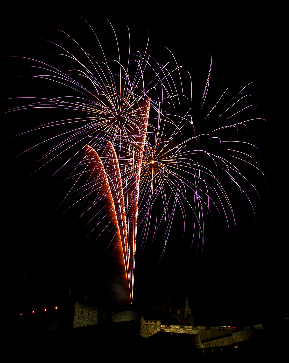 Edinburgh Tattoo Fireworks - 10th August 2013