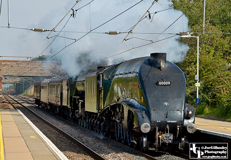 Union of South Africa 60009 Steam Train Coupled with The Tornado 60163