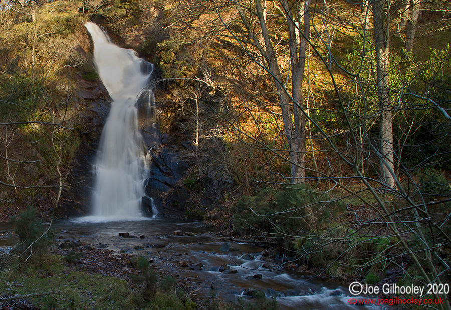 Waterfall at Old Filters by Glencorse Reservoir - 29th November 2013