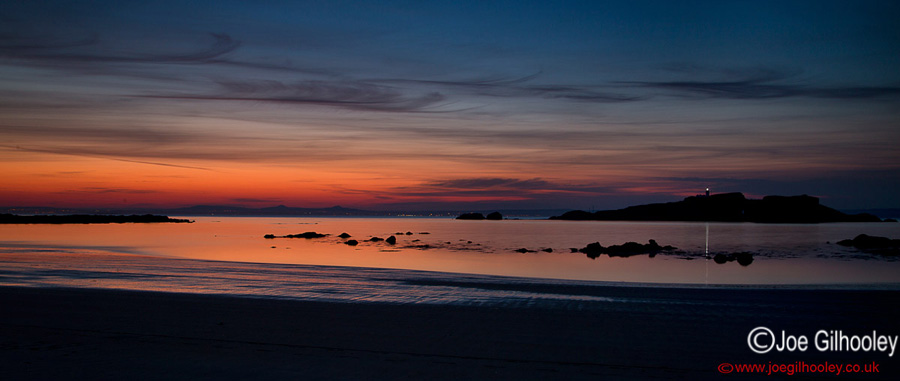 Sunset at Yellowcraigs Beach 